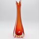 Murano Vase - Ouraline - Sommerso - Red & Yellow - 28cm
