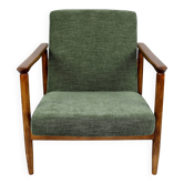 Fauteuil Green Olive GFM-142 attribué à Edmund Homa, années 1970