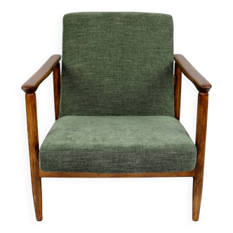 Fauteuil Green Olive GFM-142 attribué à Edmund Homa, années 1970