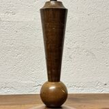 Lampe art déco en bois