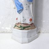 Antique Virgin Mary biscuit statue, 19th century