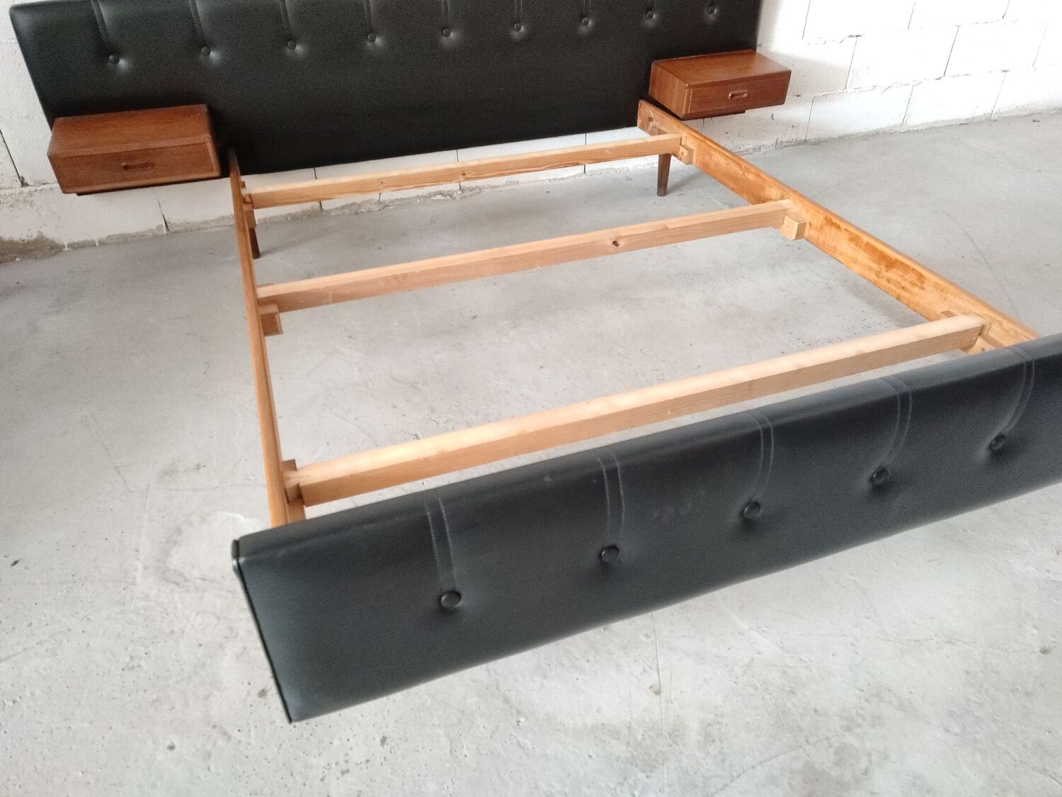 Scandinavian rosewood bed