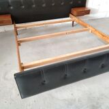 Lit scandinave en palissandre
