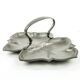 Art Nouveau appetiser cabaret, pewter, Germany, early 20th century