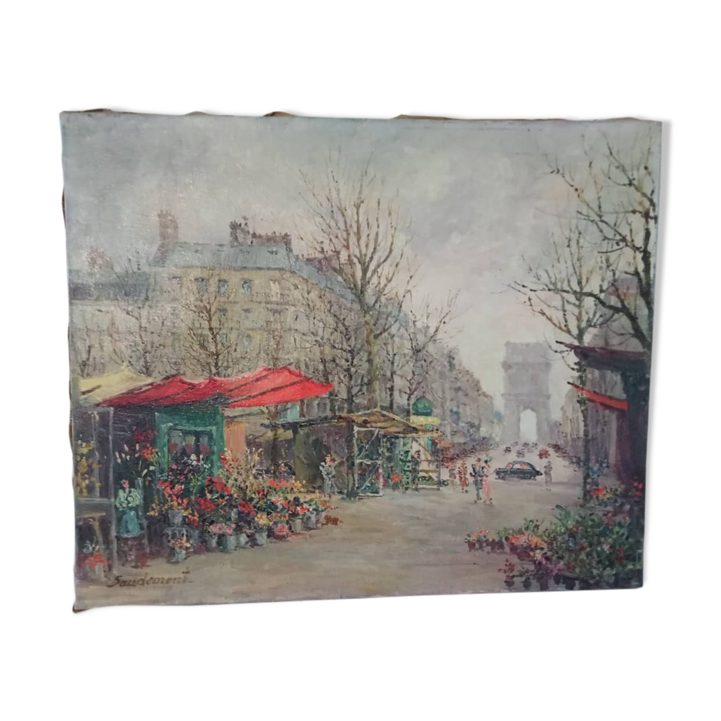 Oil on canvas Emilie saudemont