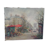 Oil on canvas Emilie saudemont