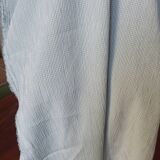 Blue vintage striped fabric