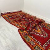 Tapis berbère en laine fait main 521 x 156 cm