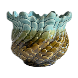 Pot cover slurry in ceramic enamelled vintage