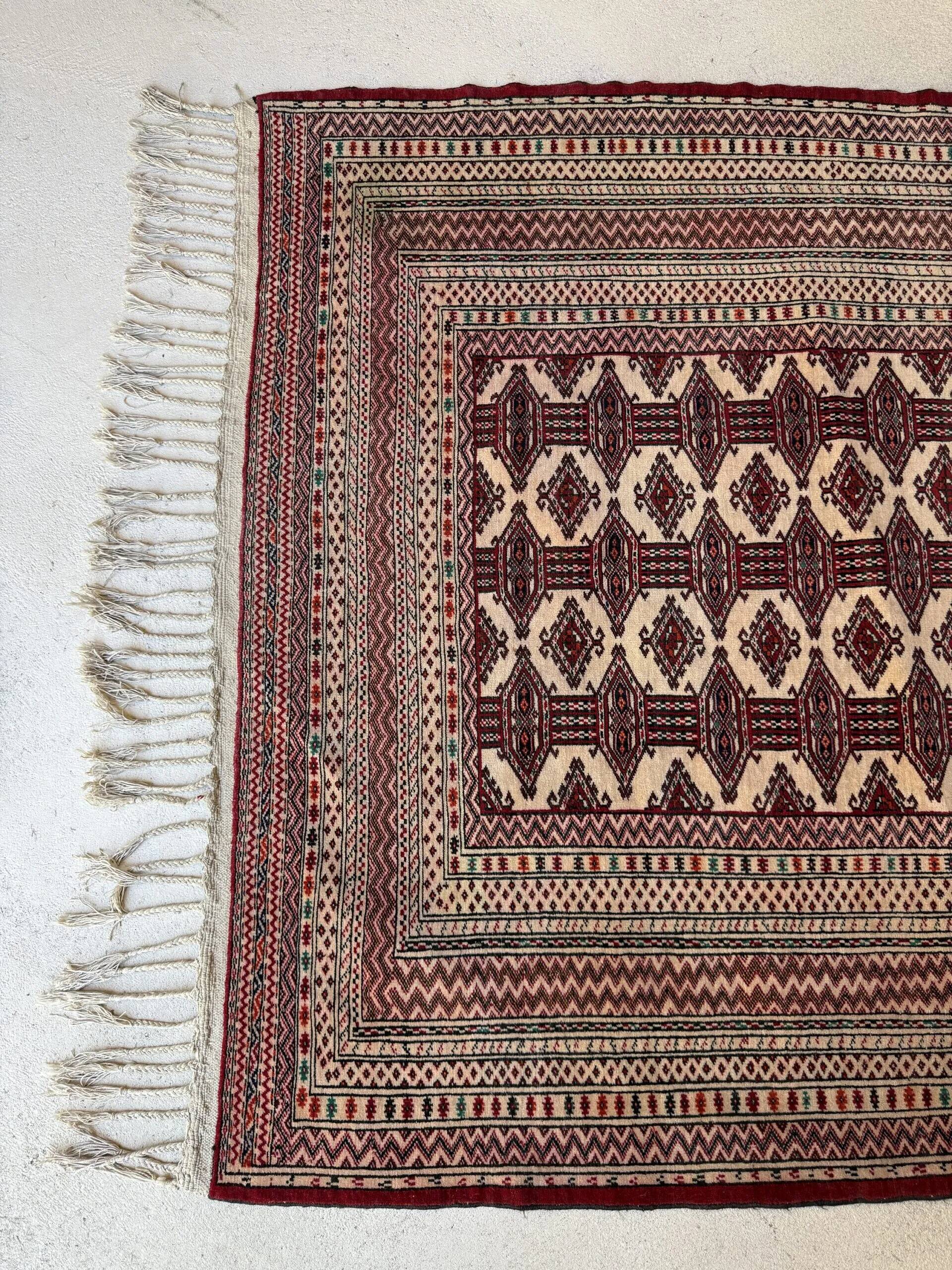 Red oriental rug