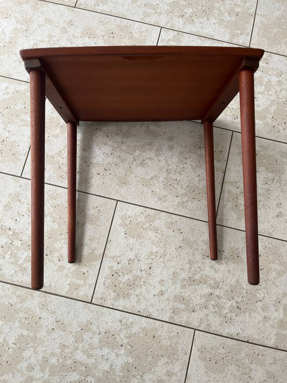 2 Danish teak nesting tables Mobelintarsia 60s