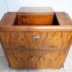 Art Deco walnut burl bar