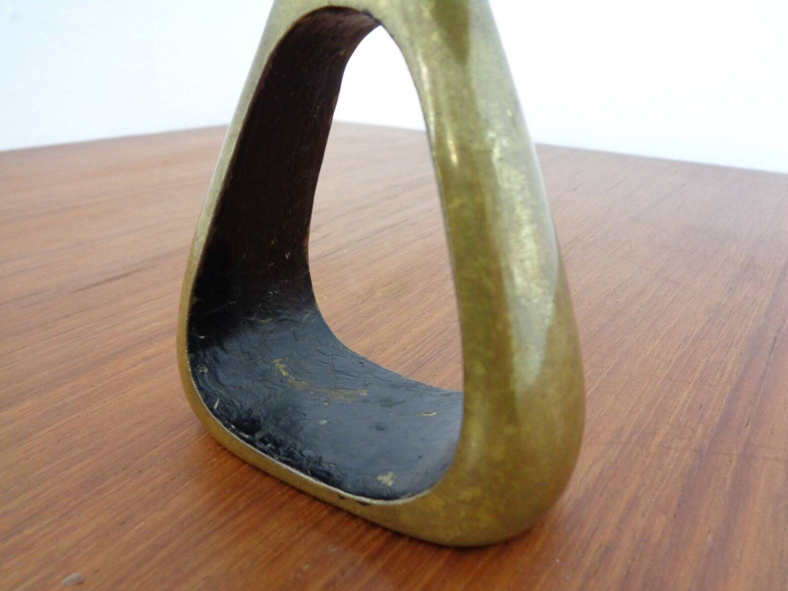 Austrian Model 3600 Candlestick in Brass by Carl Auböck, 1950s
