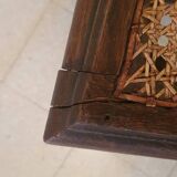 Lot de 2 chaises bois massif tête de lion