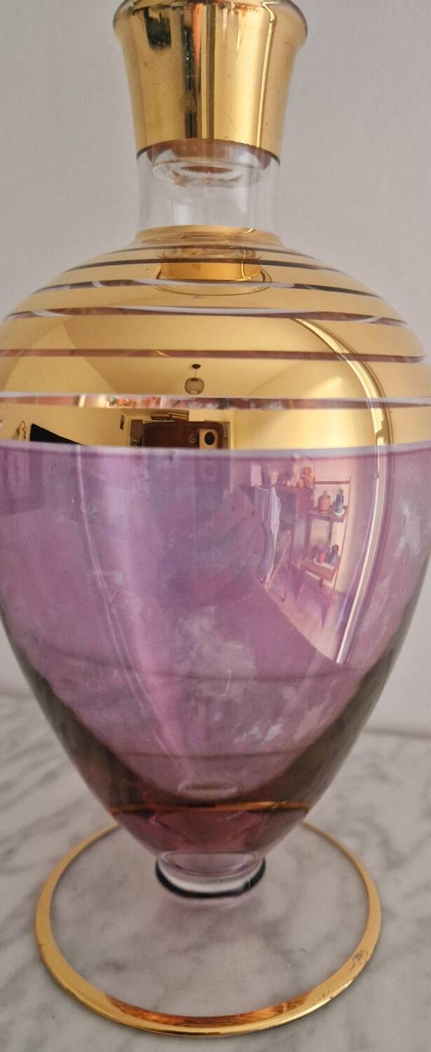 Carafe à liqueur verre soufflé