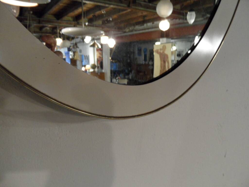 Vintage oval mirror