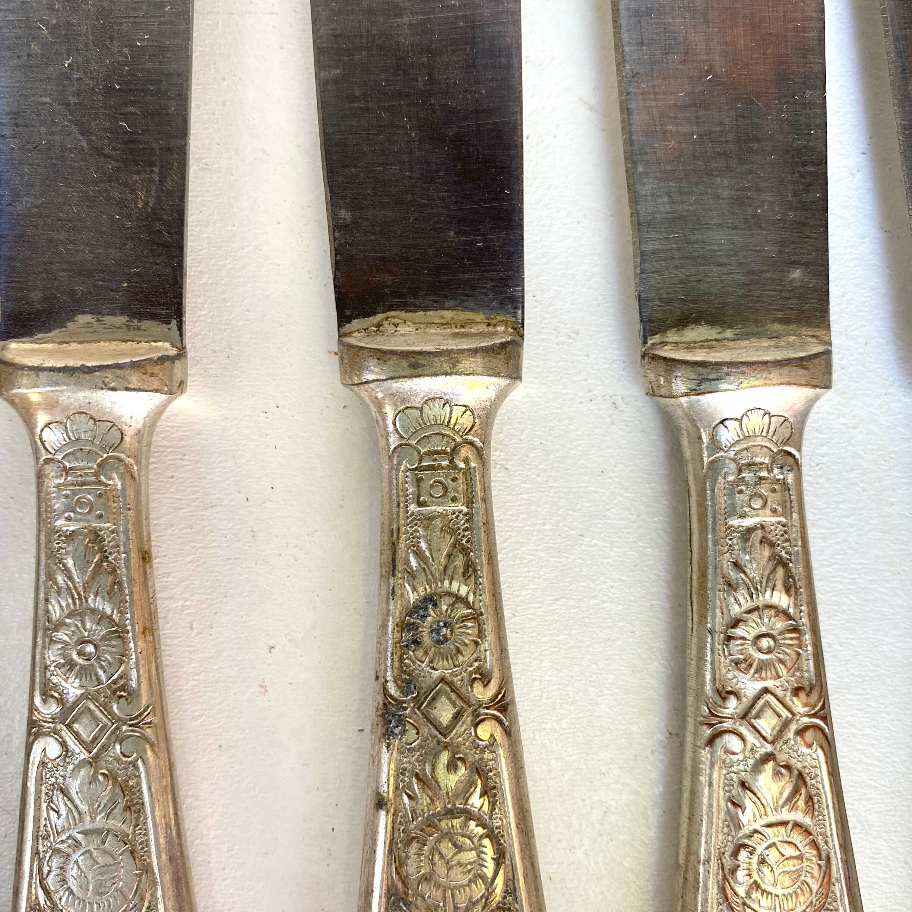 Old silver metal slopes