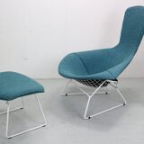 Harry Bertoia for Knoll International Bird Chair and Ottoman