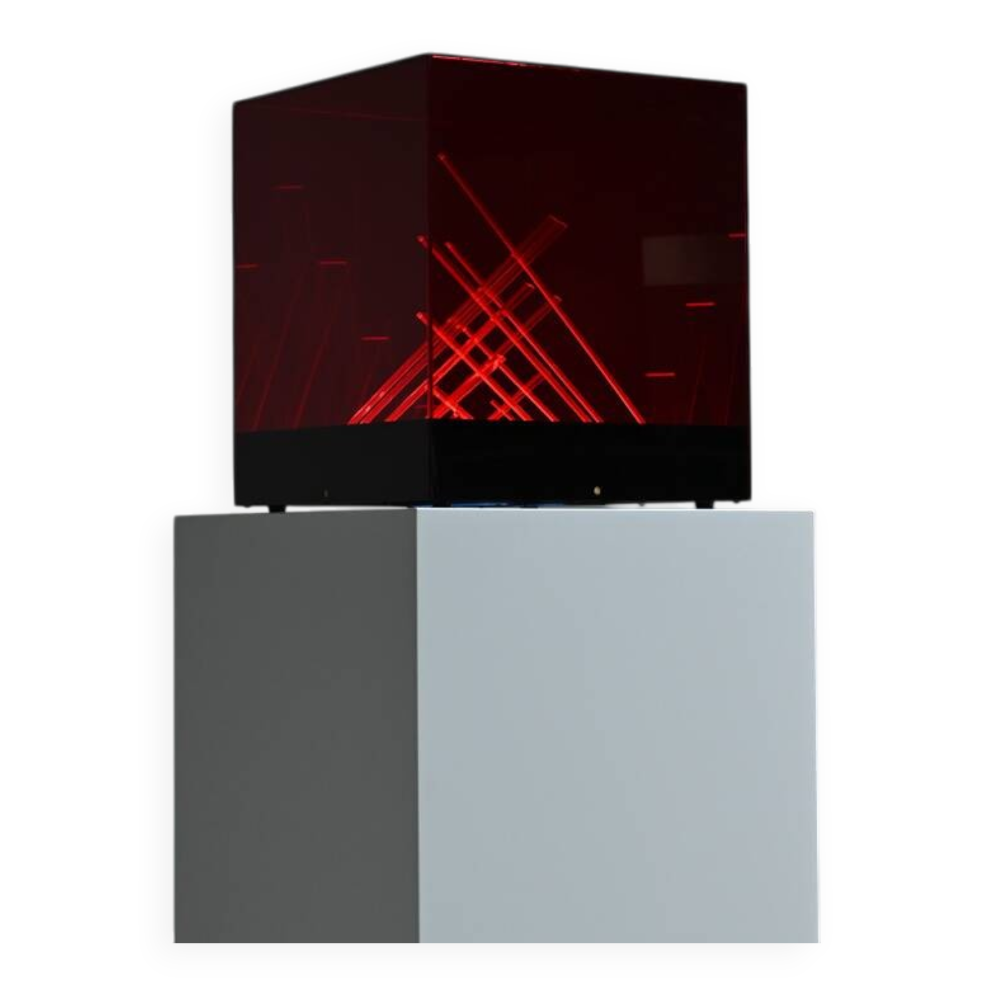 Cubo Di Teo light object lamp by James Rivière, 1970s Italy.