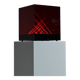 Lampe objet lumineux Cubo Di Teo de James Rivière, années 1970 Italie.