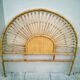Rattan headboard