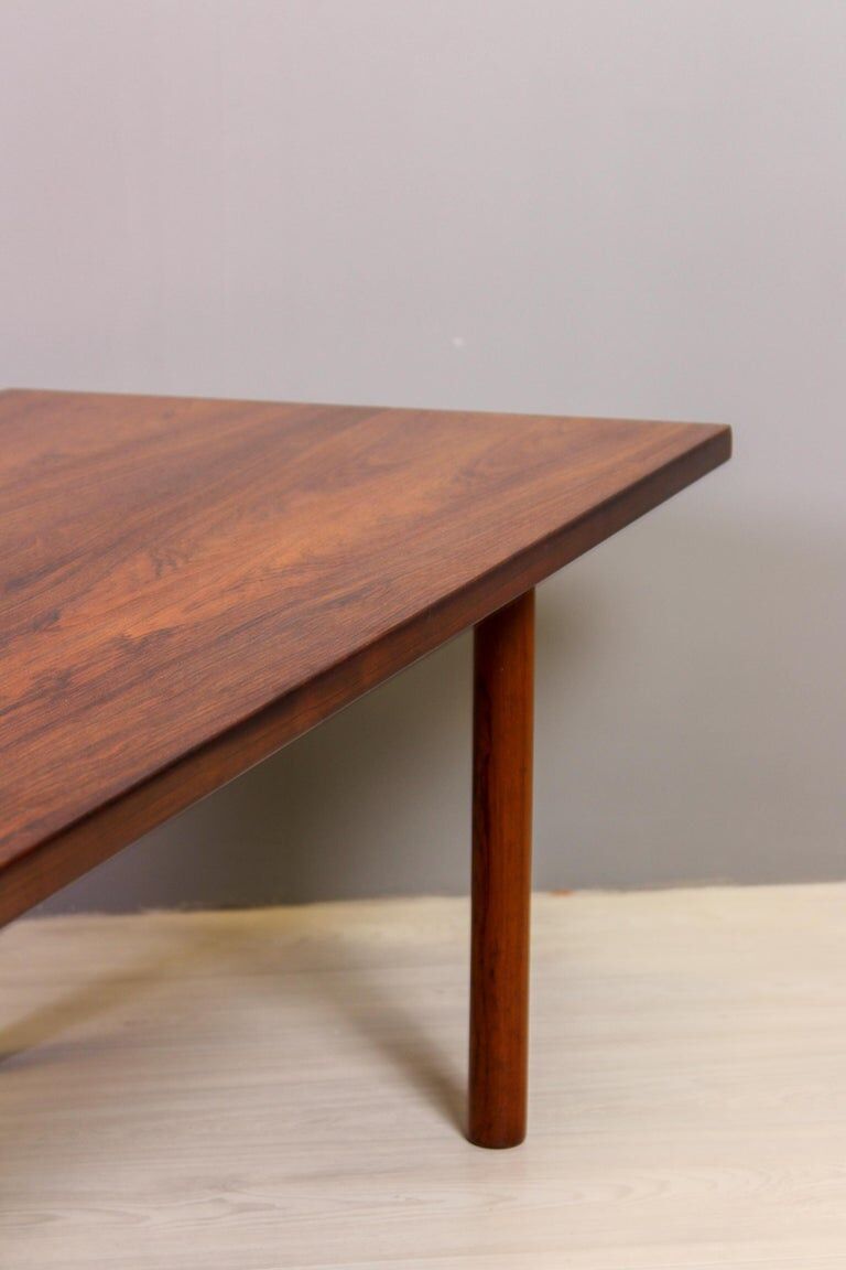Hans J Wegner rosewood table by Andreas Tuck 1950s