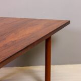 Table basse Hans J Wegner en palissandre par Andreas Tuck 1950s