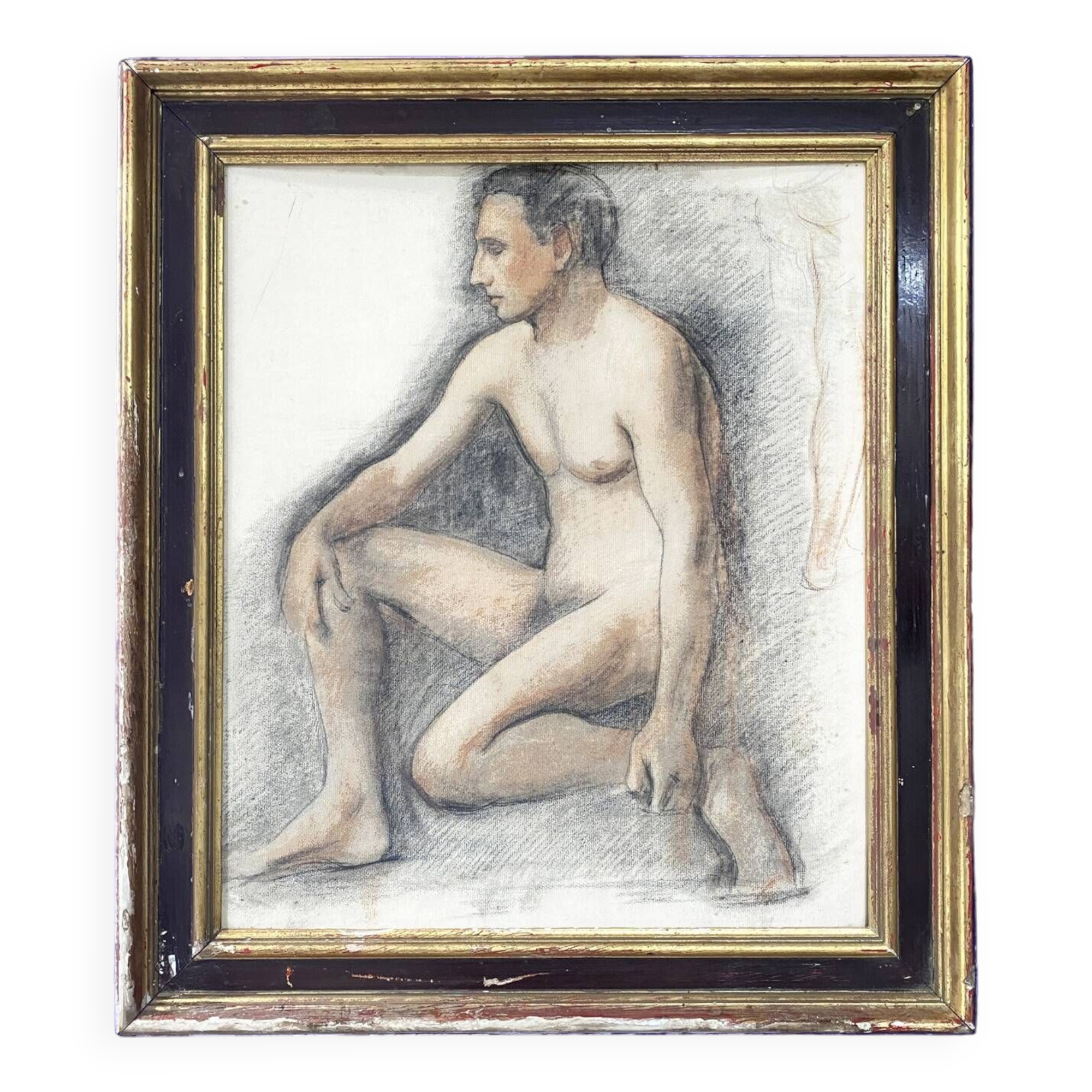 Drawing 1930 "Young man in profile"