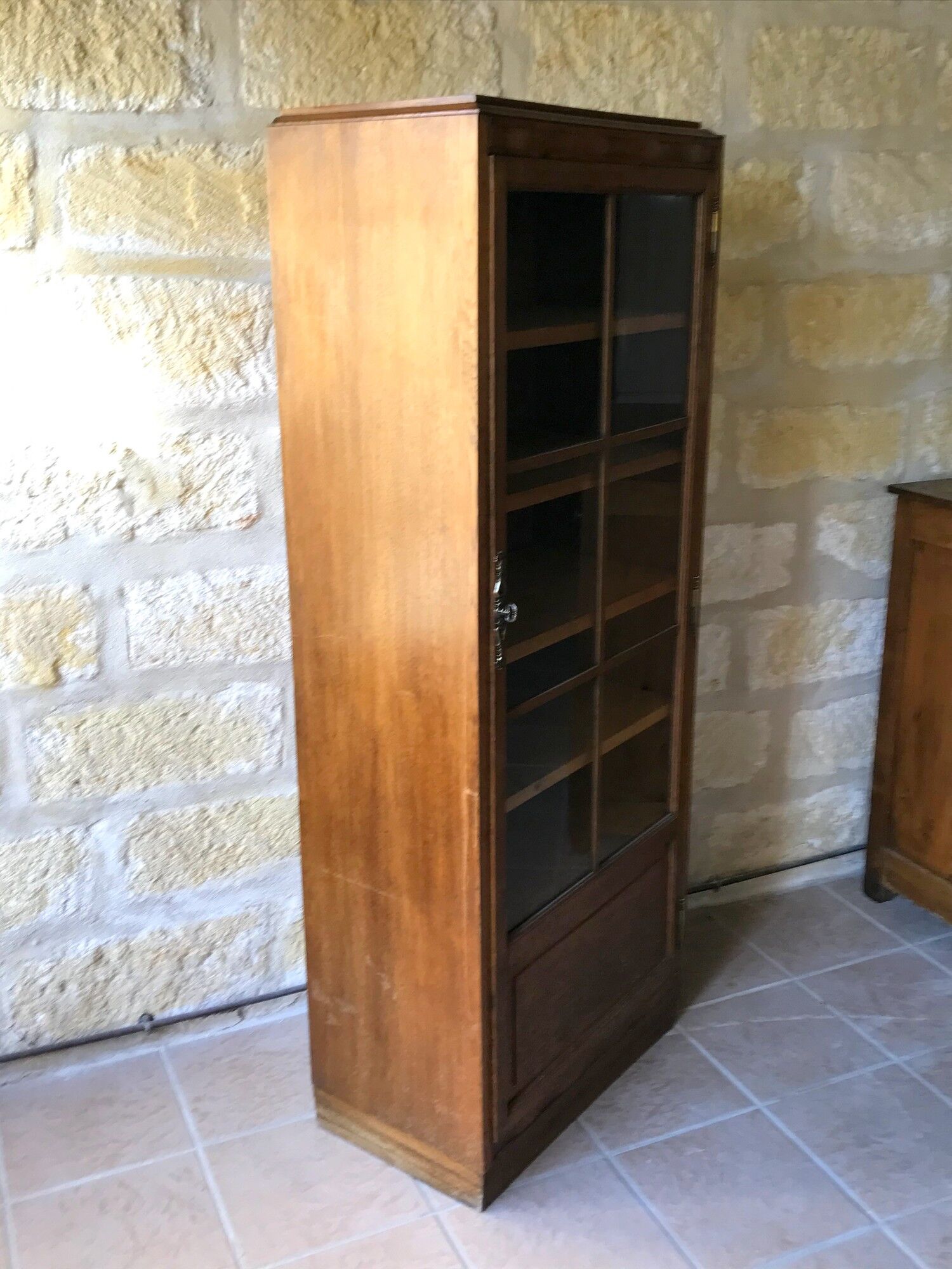 Art Deco oak bookcase 30s