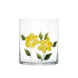 Gobelet en cristal bouton d’or