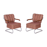 Set of Bauhaus Armchairs by O. Zoufalý, 1930s