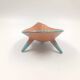 Vintage Ceramic Tripod Bowl Gabriel Fourmaintraux Desvres France 50