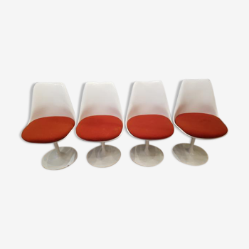 Chaises Tulip Vintage par Eero Saarinen pour Knoll, Set de 4
