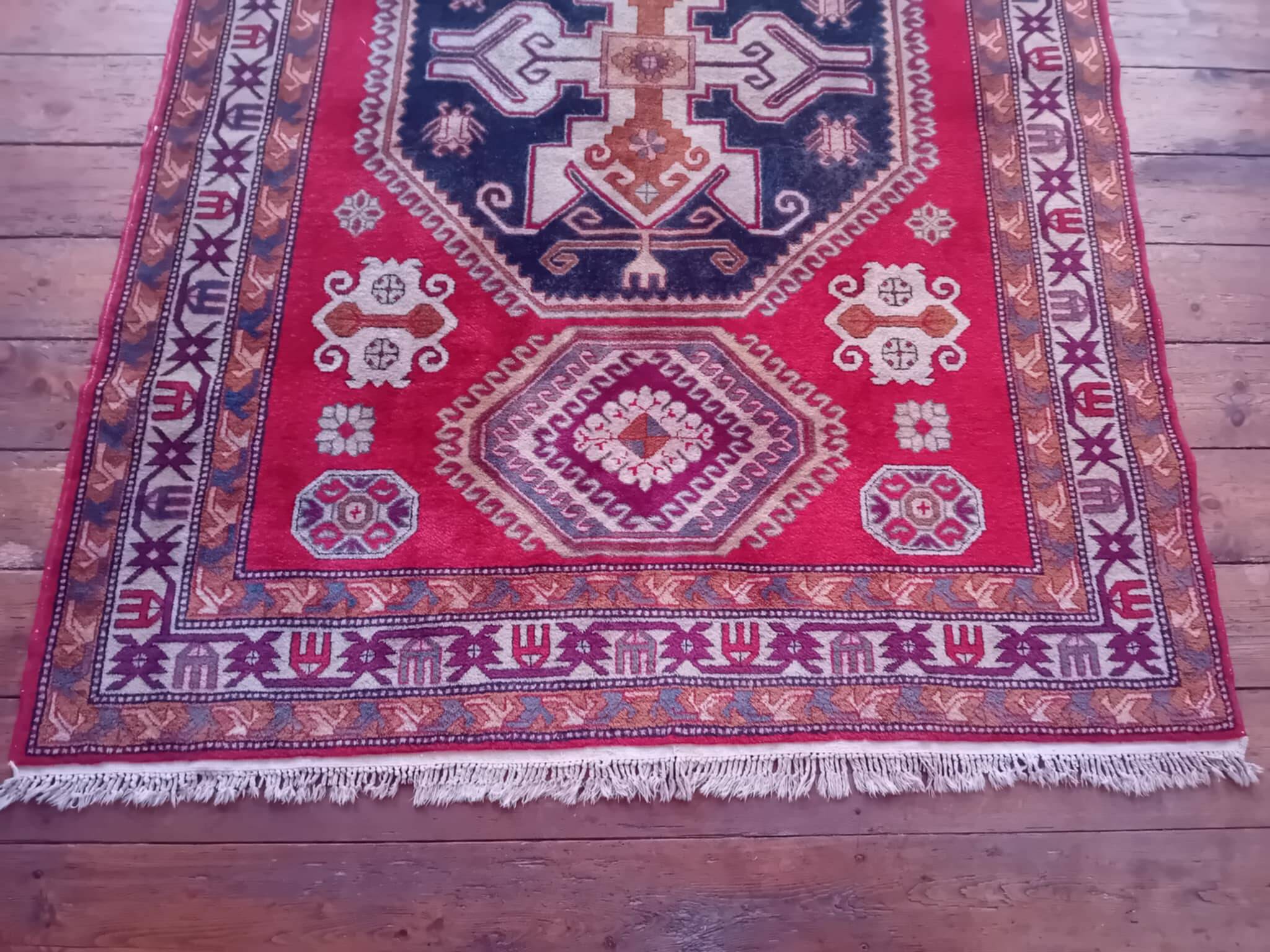 Handmade Kazak Caucasian Rug 250x177cm