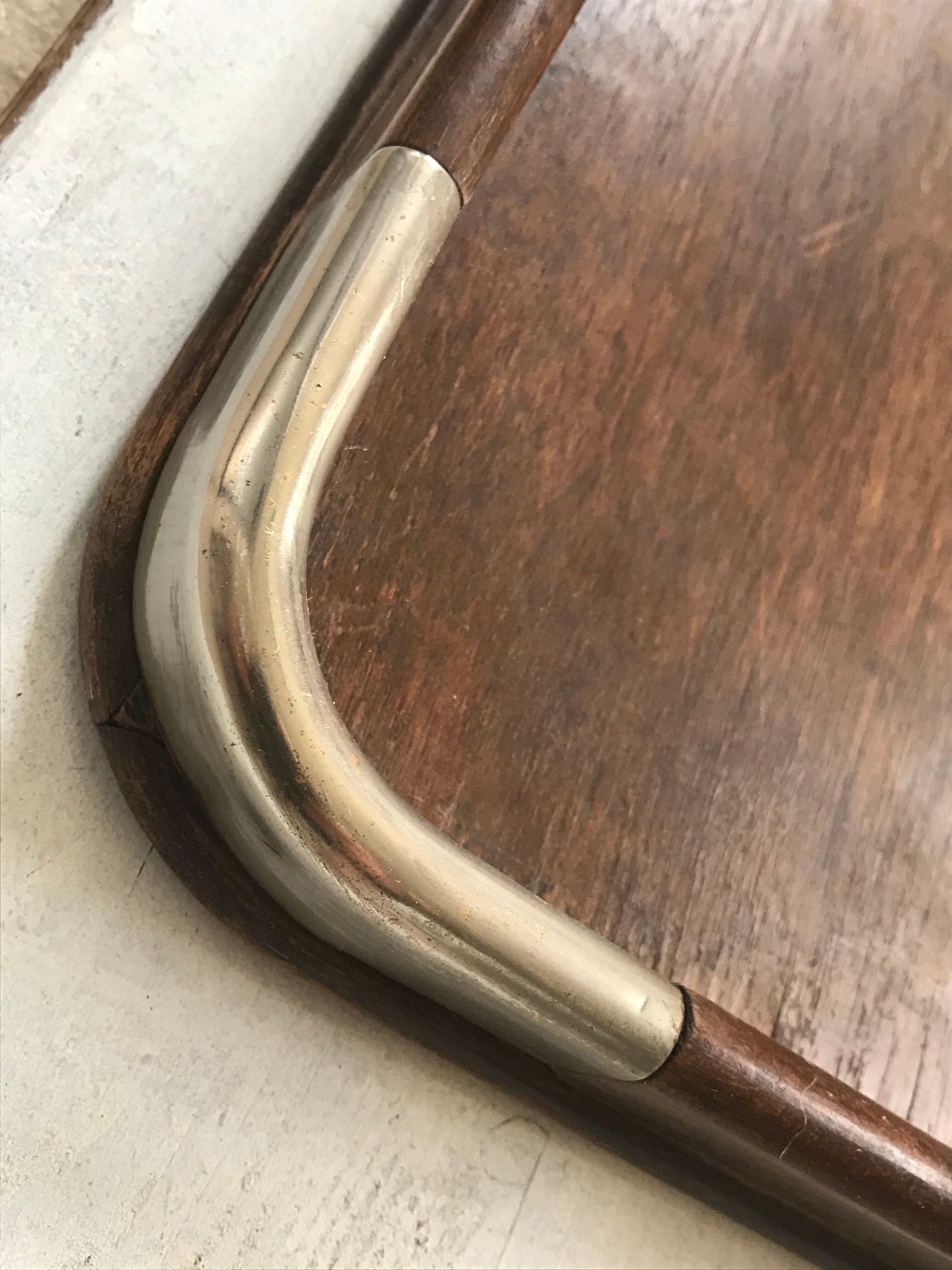 Art deco wooden tray