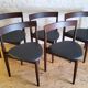 Danish Scandinavian table and chairs by Hans Olsen for Frem Røjle 1960