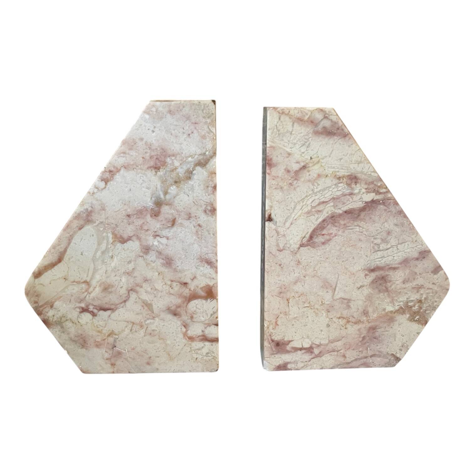 Pair of marble bookends