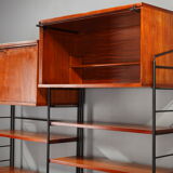Scandinavian wooden bookcase from the 1960s