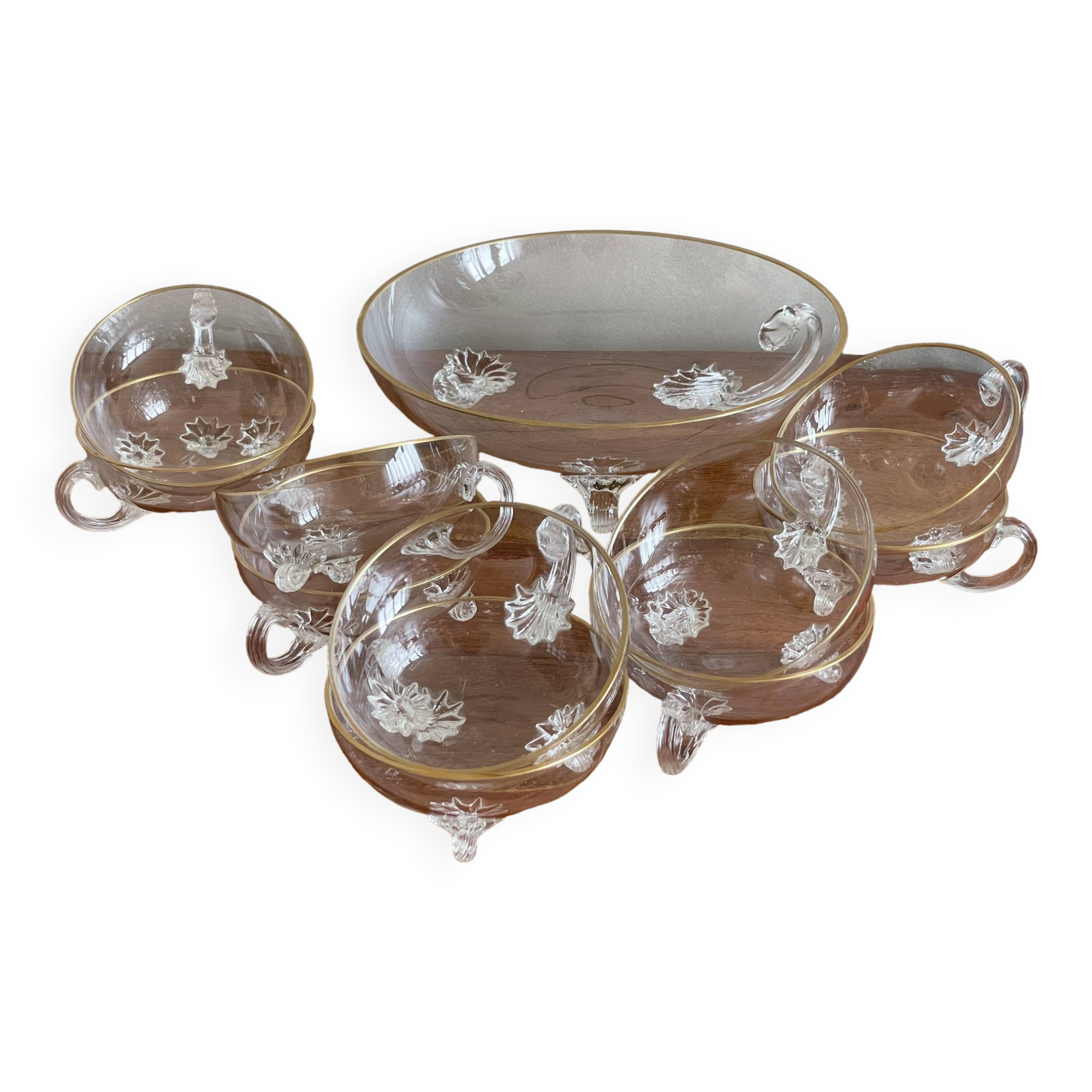 Old crystal punch service