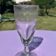 Antique engraved absinthe glass