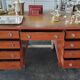 Small Desk with Drawers in Mahogany, 19th Century
