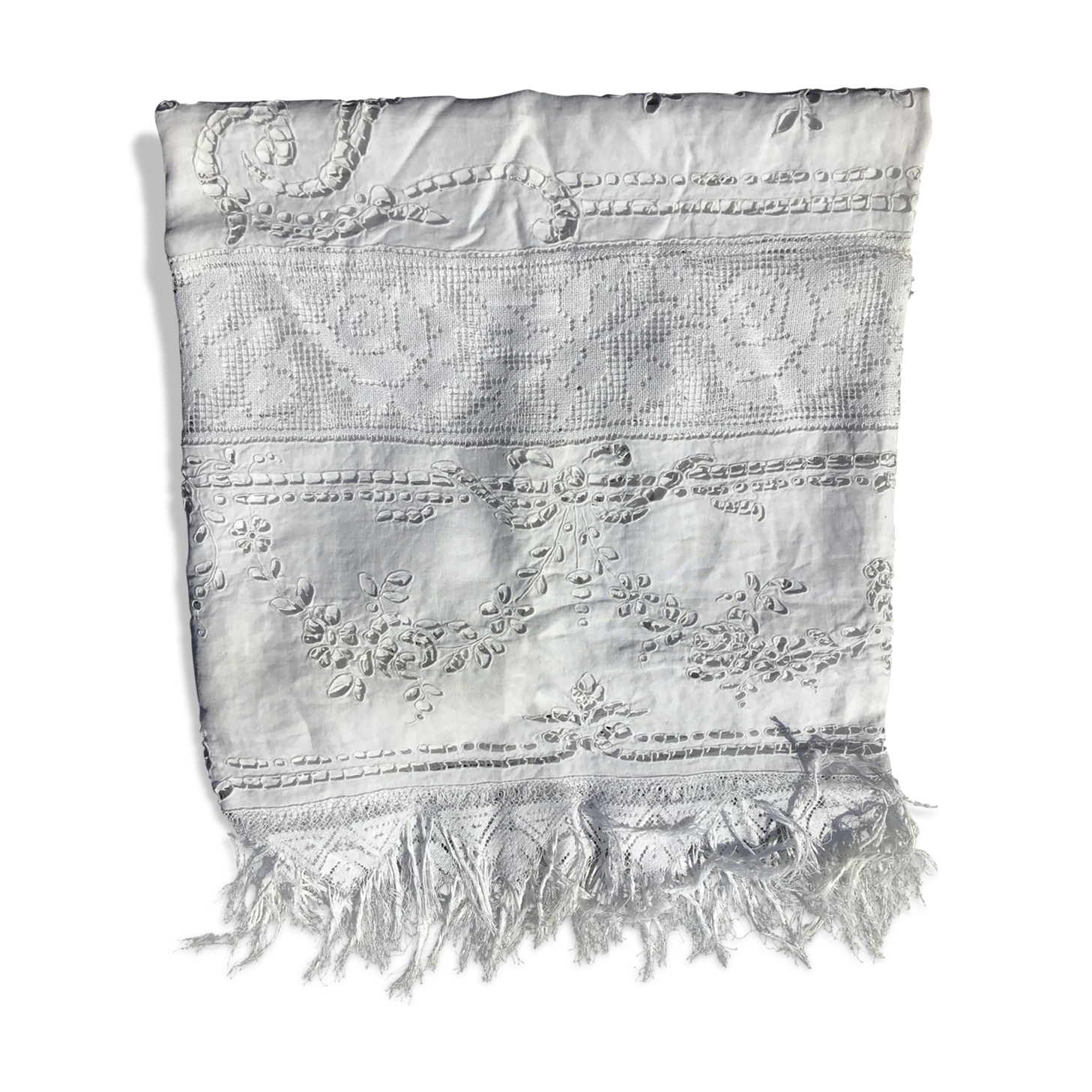 Richelieu embroidery coat fringed 2mx2m