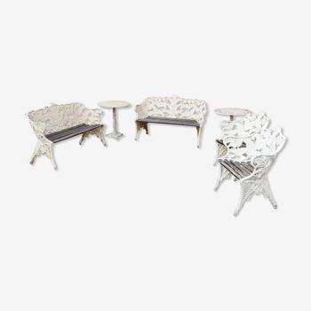 Set de jardin en métal, Suède, 1990