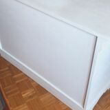 Vintage white dresser with Shabby chic moldings