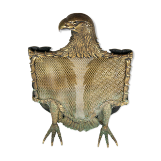 Vintage firewall brass eagle