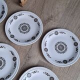 Set 6 assiettes Murielle BFK 1966
