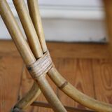 Nice rattan coffee table, vintage