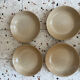 6 deep plates in stoneware