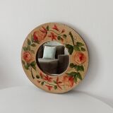 Vintage English style round mirror