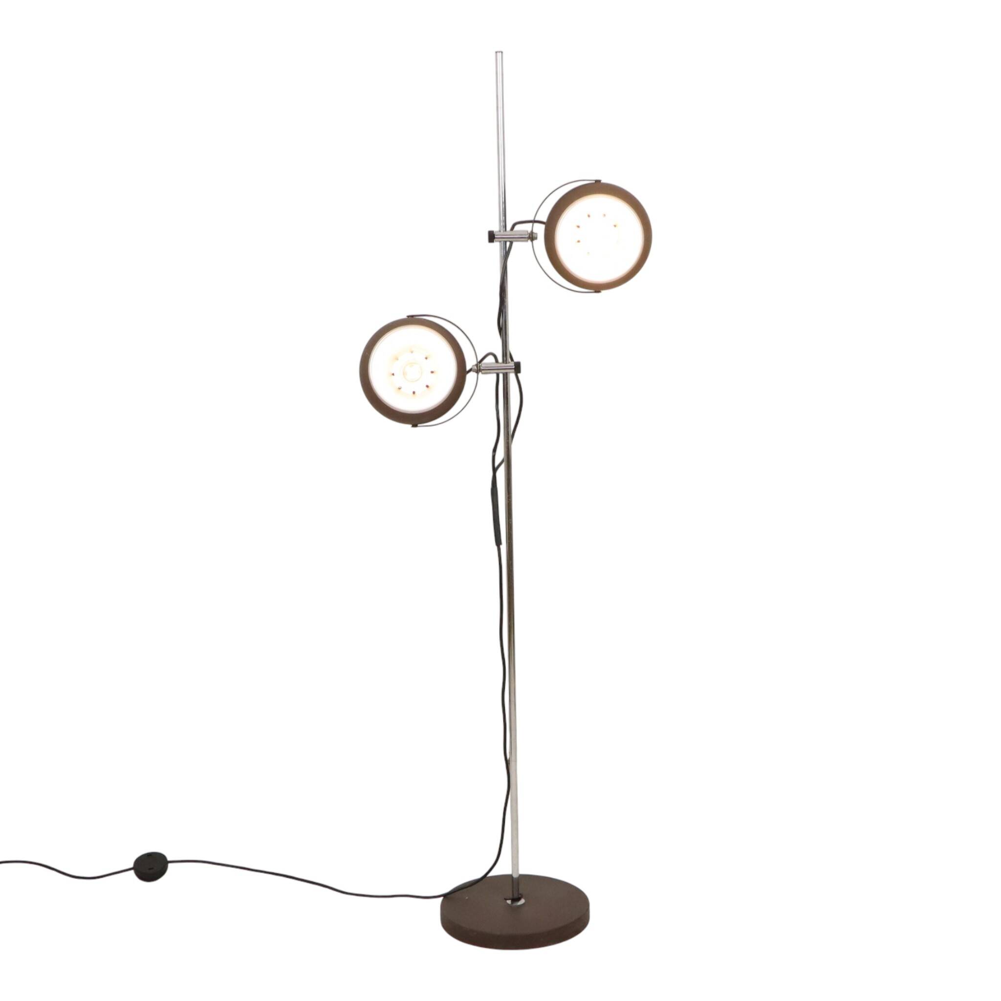 Lampe de sol vintage Eye Ball design Space Age 150 cm